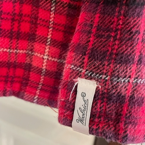 Woolrich Red and Black Checked Flannel Shirt, Size XL - Picture 2 of 4